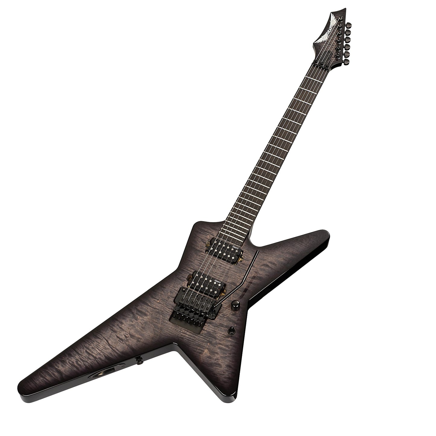 USA Morningstar Flame Top Floyd Charcoal Burst