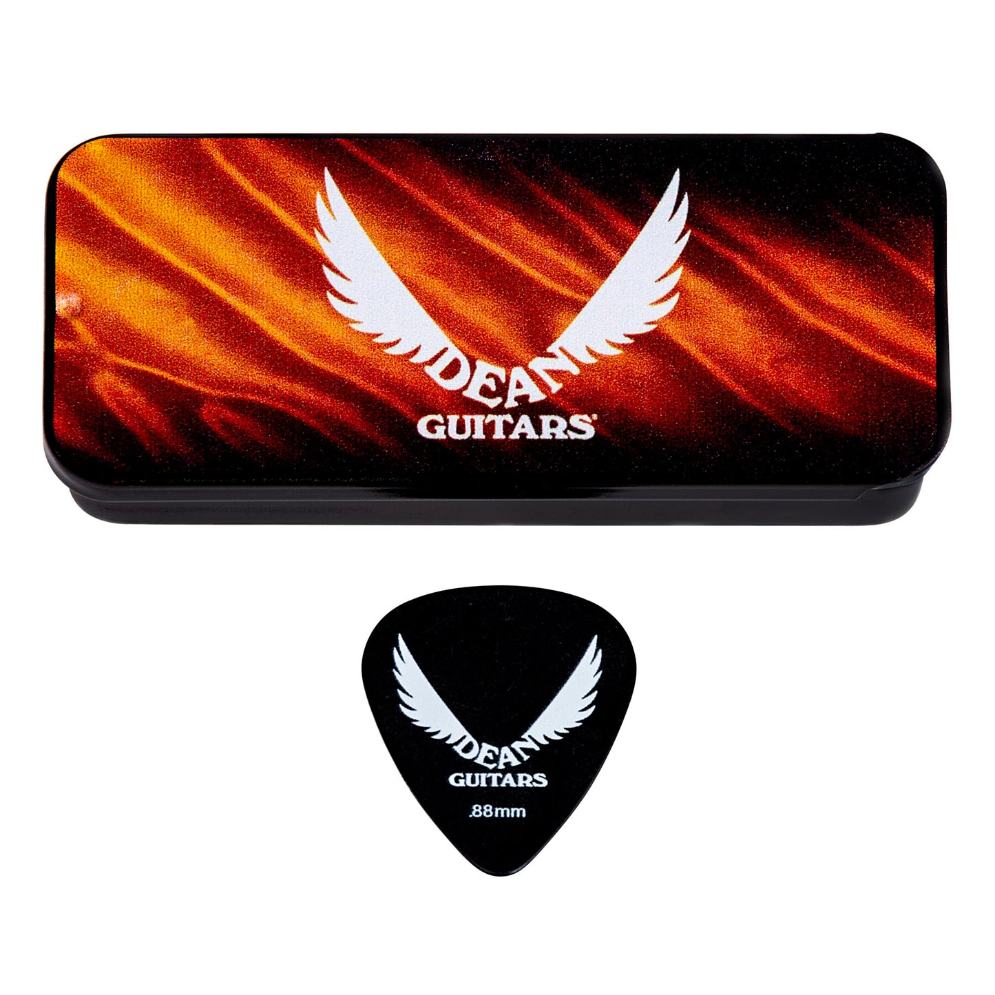 Dean Guitar Pick Tin Medium .88mm 6 Picks