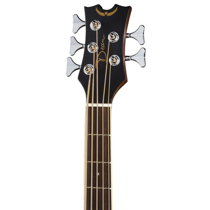 Acoustic/Electric Bass Cutaway 5 String Satin Natural