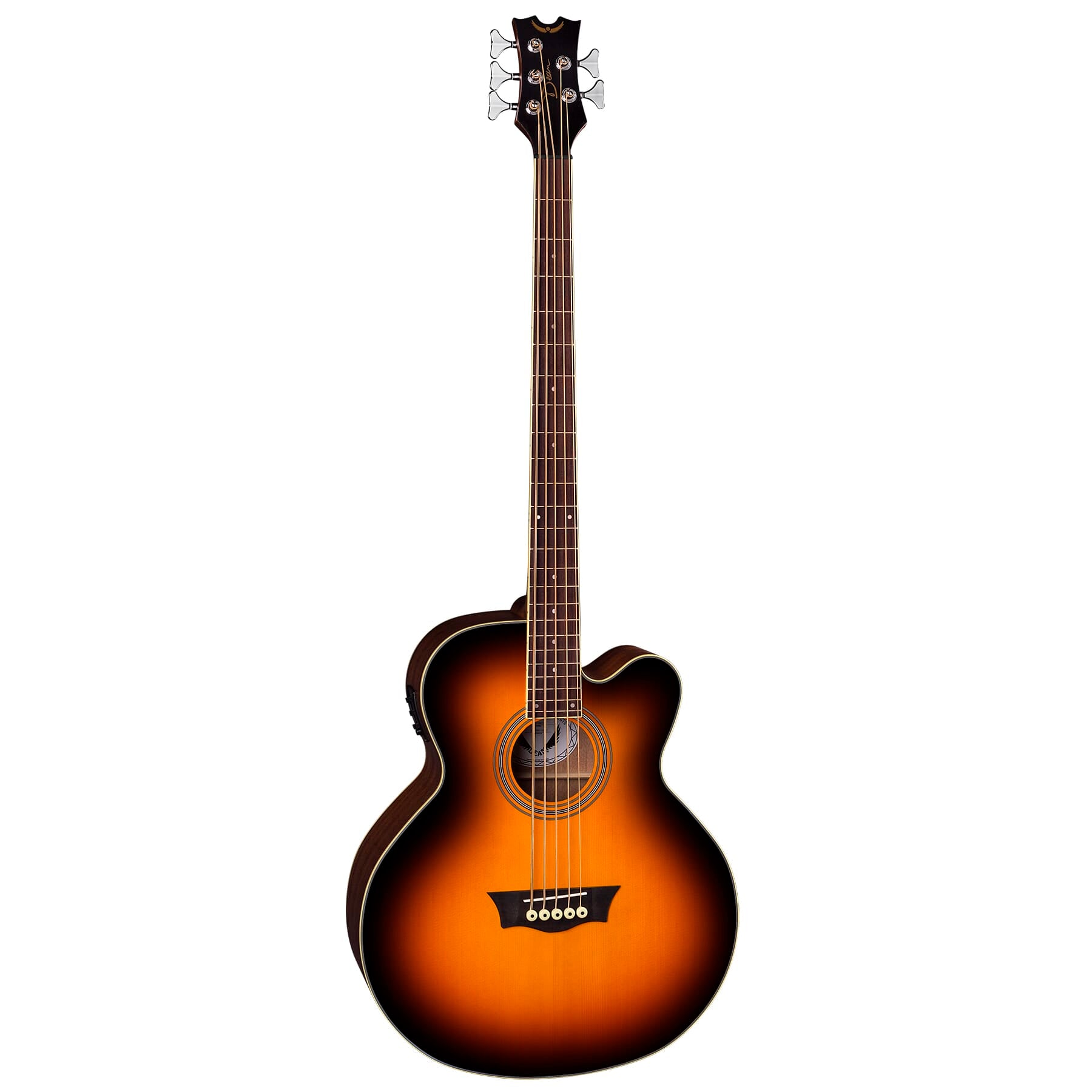 Acoustic/Electric Bass CAW 5 String Tobacco Sunburst