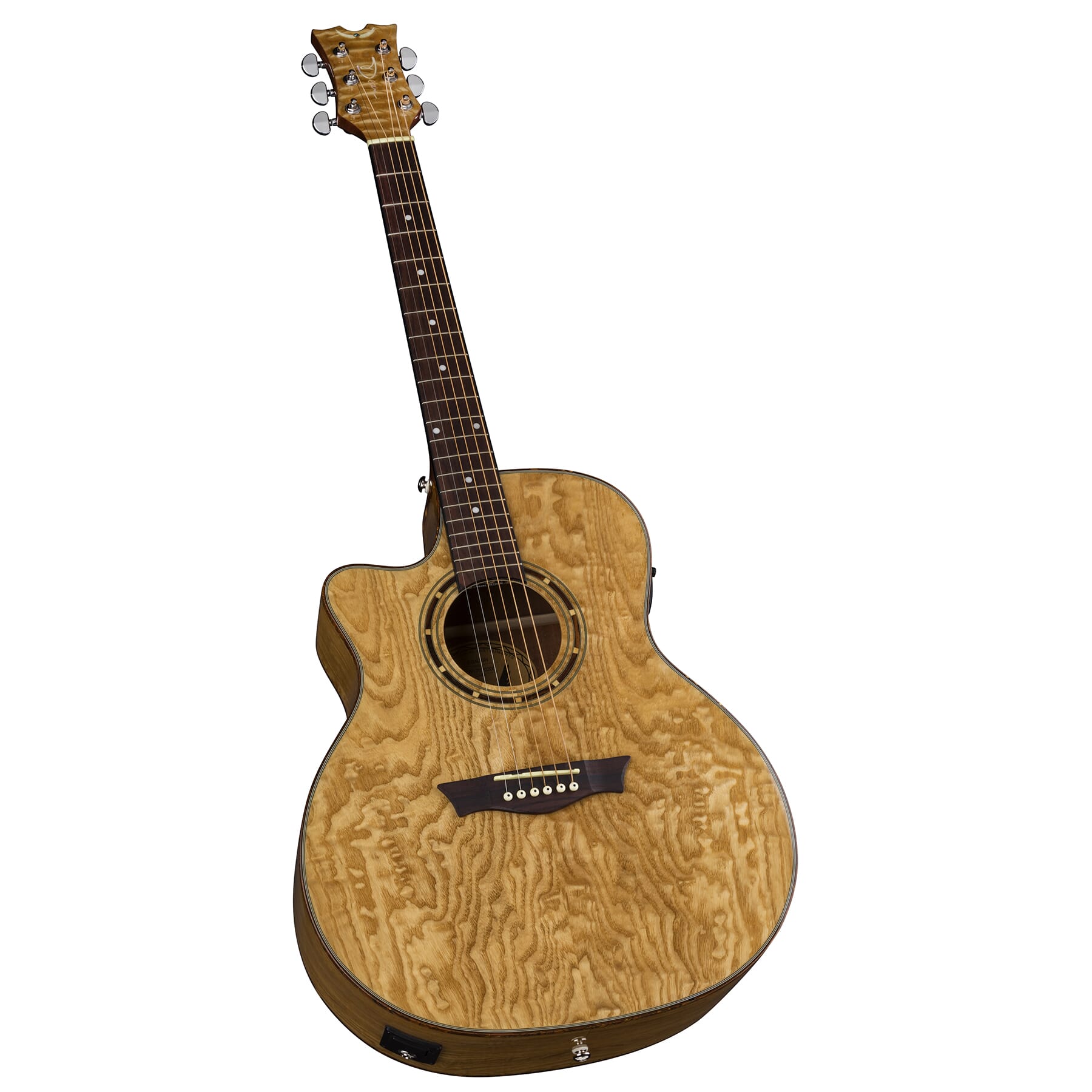 Exotica Quilt Ash A/E GN Lefty – Dean Guitars