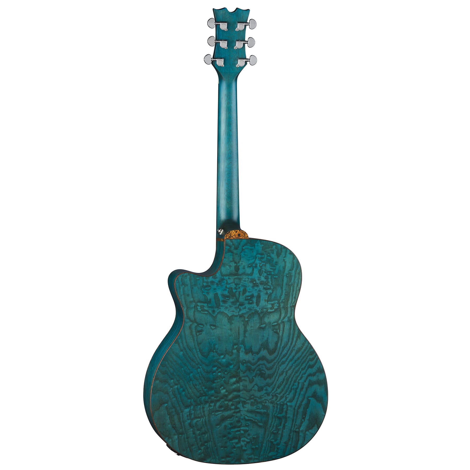 Exotica Quilt Ash A/E Trans Blue Satin – Dean Guitars