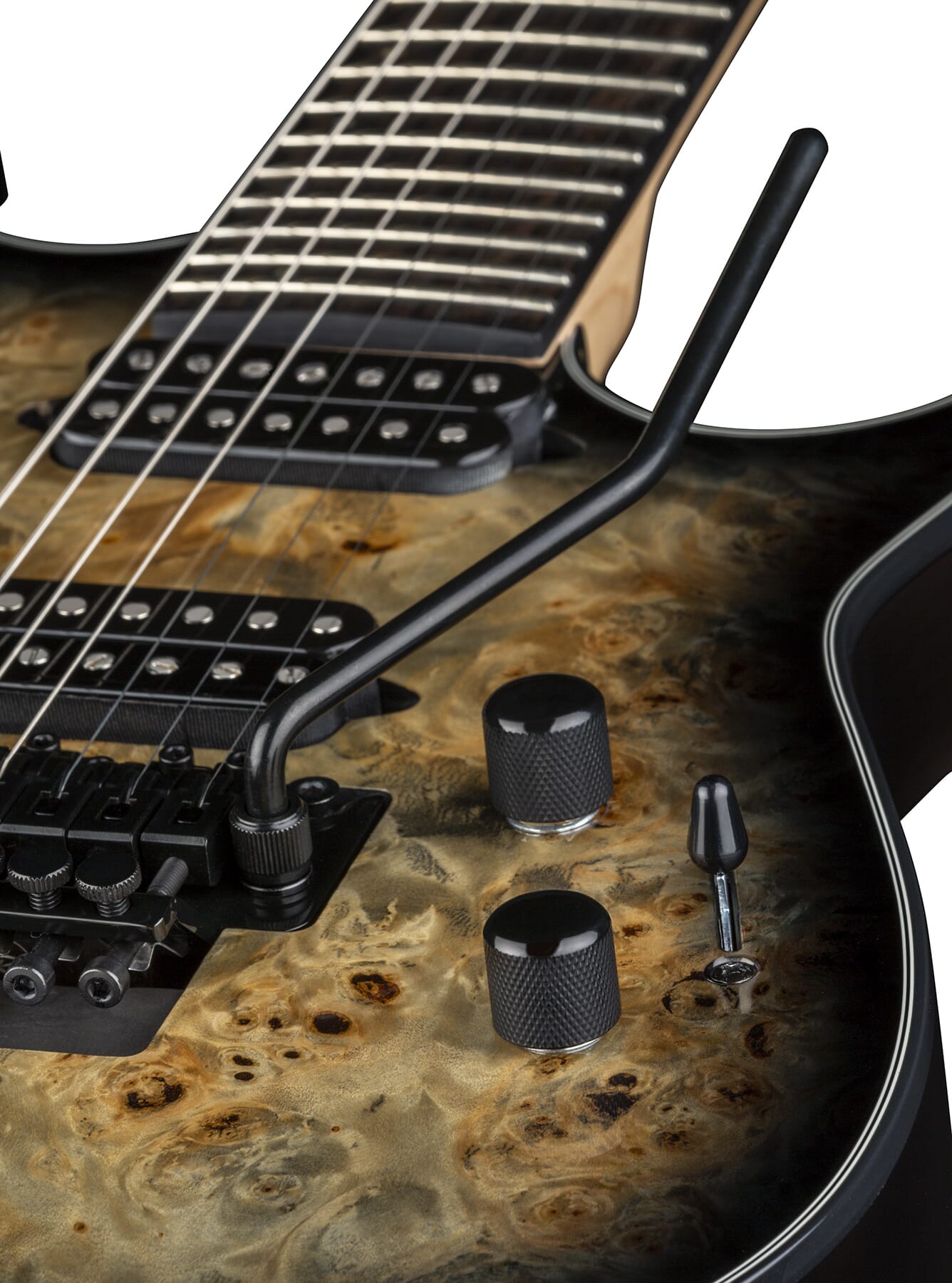 Exile Select 7 Floyd Fluence Natural Black Burst