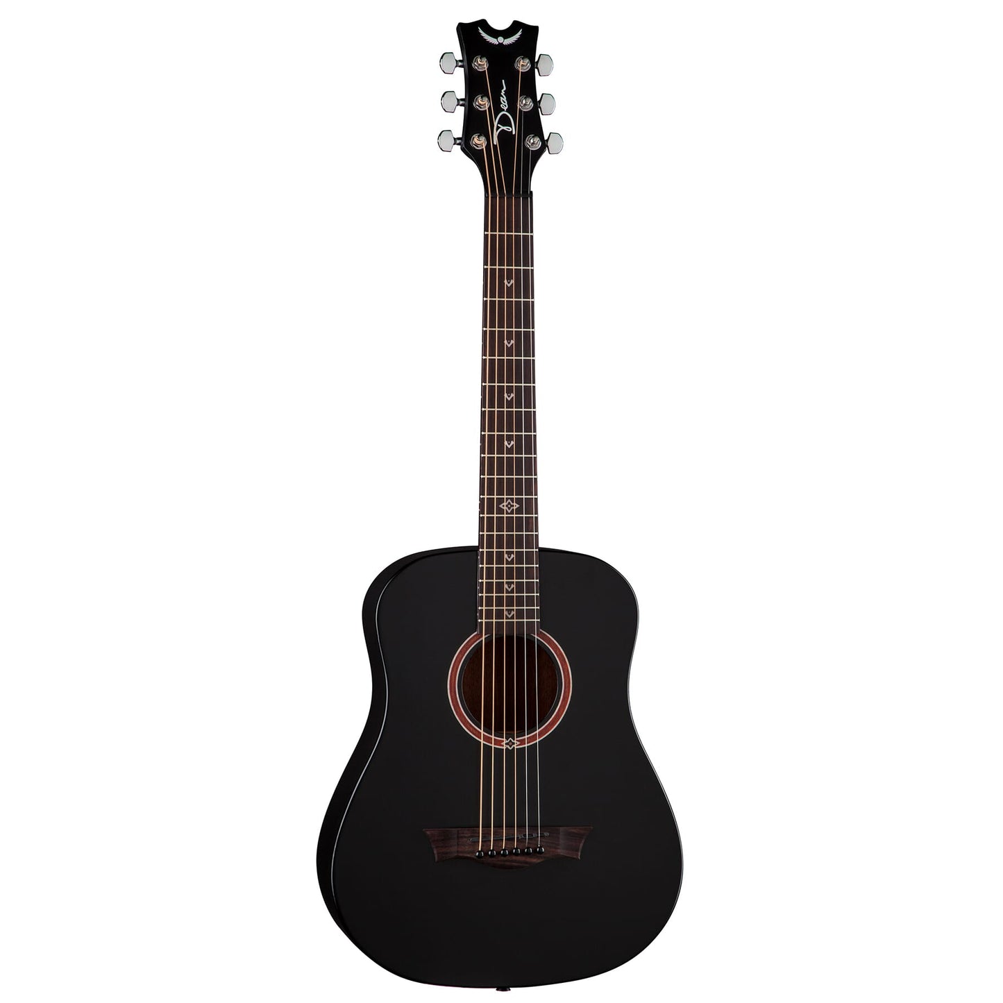 Flight Mahogany Travel Guitar BKS w/Gig