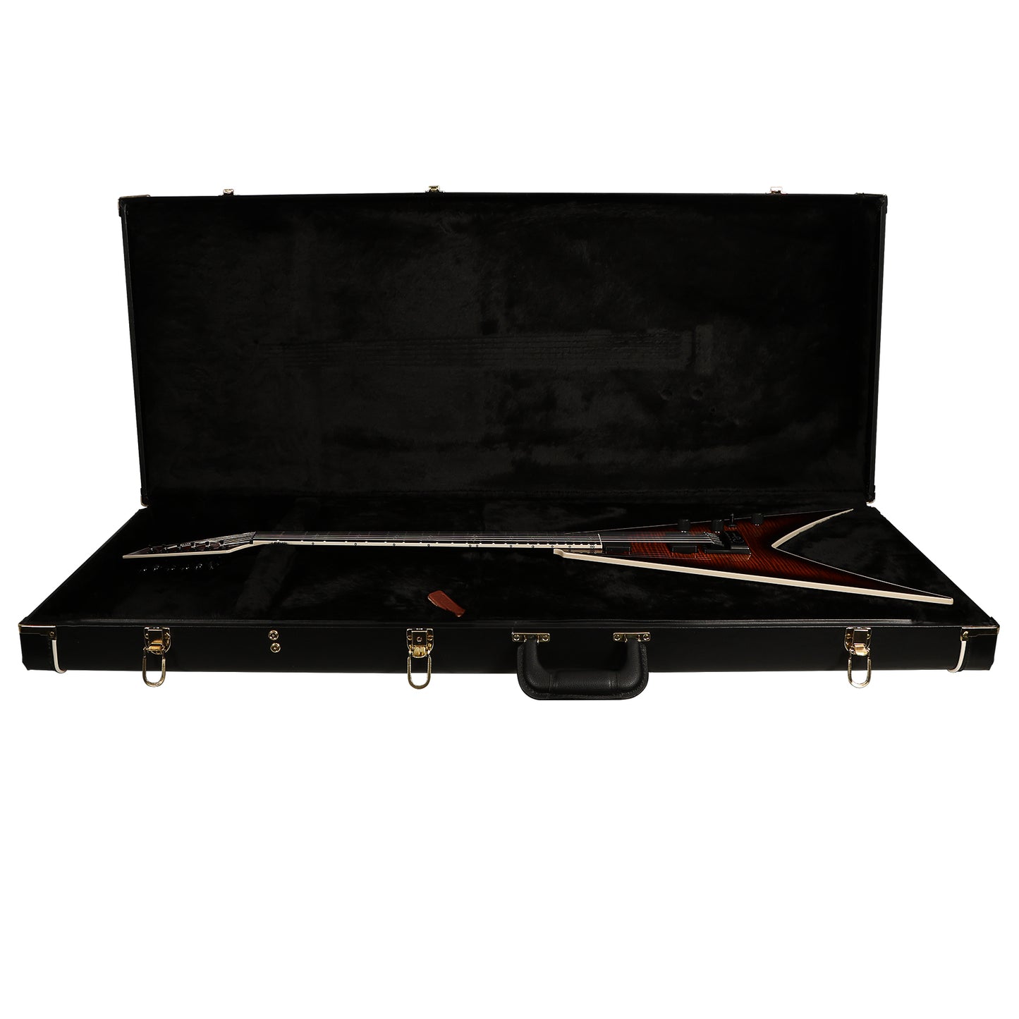 USA Vengeance Evertune Fluence Flame Top Tiger Eye Burst